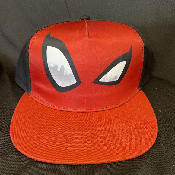 Marvel Spiderman Wink Building Eyes Straight Hat Adjustable