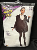Black Cat Kitty Cat Animal Adult Costume OS Fits up to 14/161