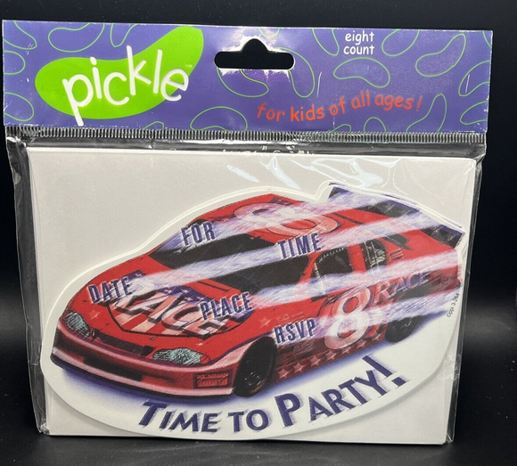 Race Car Invitation By Pickle 8 Ct