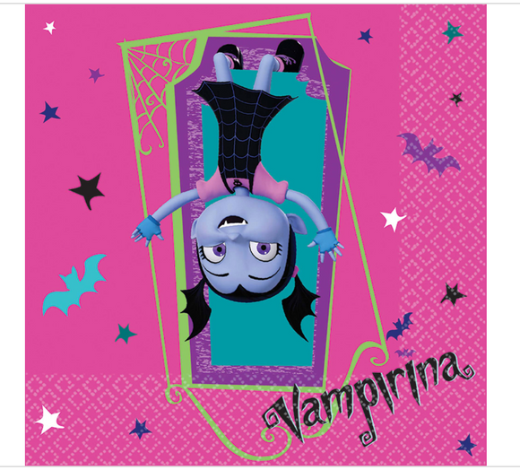 Vampirina Lunch Napkins Birthday Party Supplies 16 Per Package New