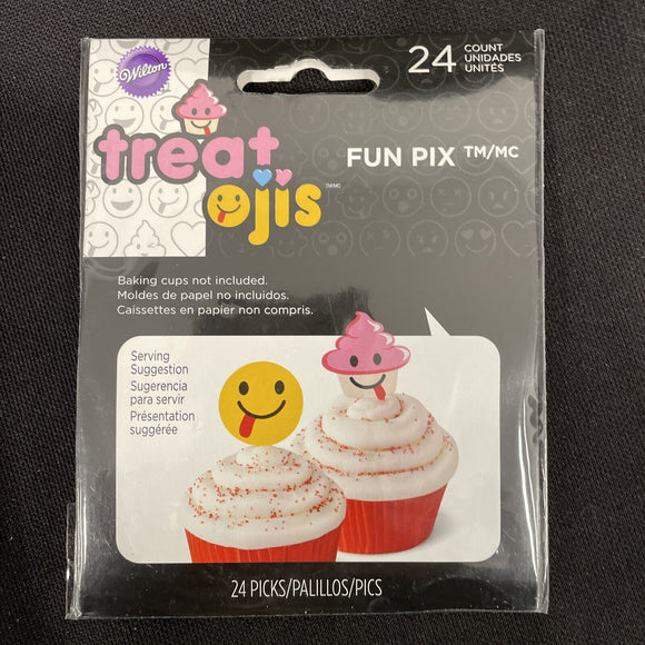 Treat Emojis Fun Pix Cupcake Toppers