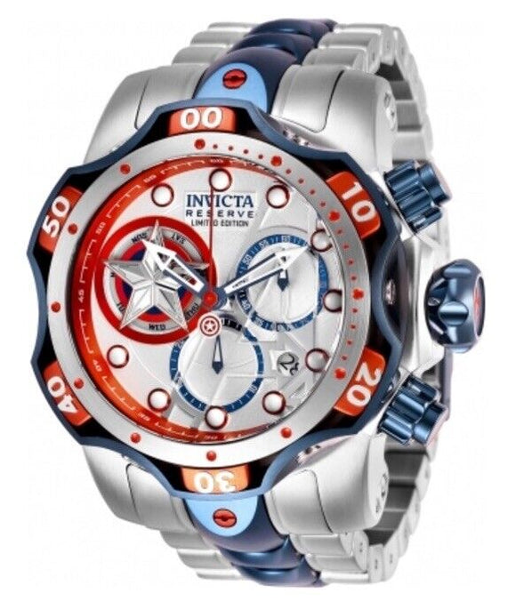Marvel Captain America Men Model 27039 - Men's Watch Quartz Limited 6/3000