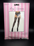 New Leg Avenue 1780 Scroll Lace Stocking Garter Belt OSFM