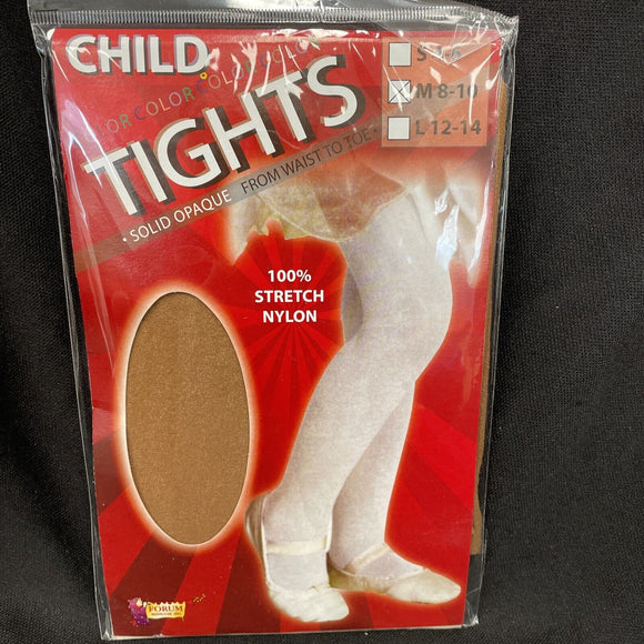 Child Tights-tan-Med 8-10