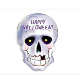 Halloween Packaged Cards, Die-Cut Skeleton Skull Design (8 Cards w/Envelopes)