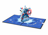 Marvel's Avengers Captain America Birthday Pop-up Card Lovepop