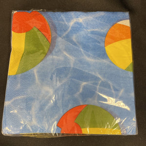 Swimming Pool Party Luncheon Napkins 16Ct