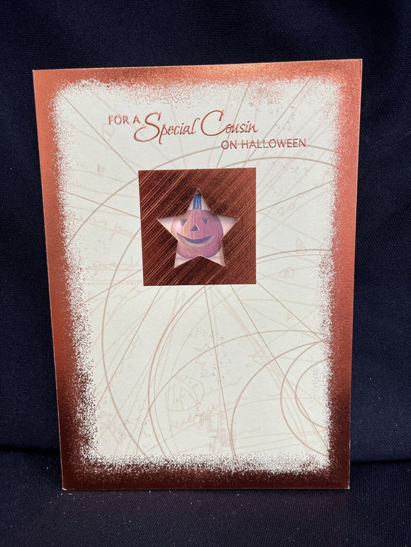 Happy Halloween Cousin Greeting Card w/Envelope