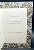 Happy Father's Day from Adult Child Greeting Card w/Envelope3