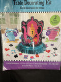 MAD TEA PARTY TABLE DECORATING KIT (23pc) ~ Birthday Supplies Centerpiece Alice