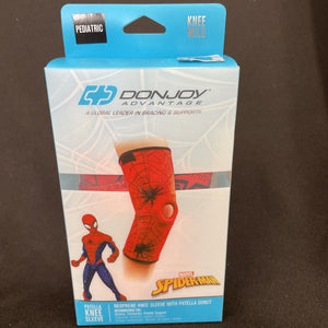 DonJoy Pediatric Spider-man Neoprene Knee Sleeve -Patella Donut Marvel