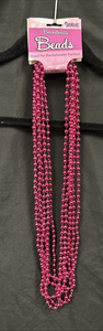 Bachelorette Beaded Necklaces - Pink Metallic Set of 6