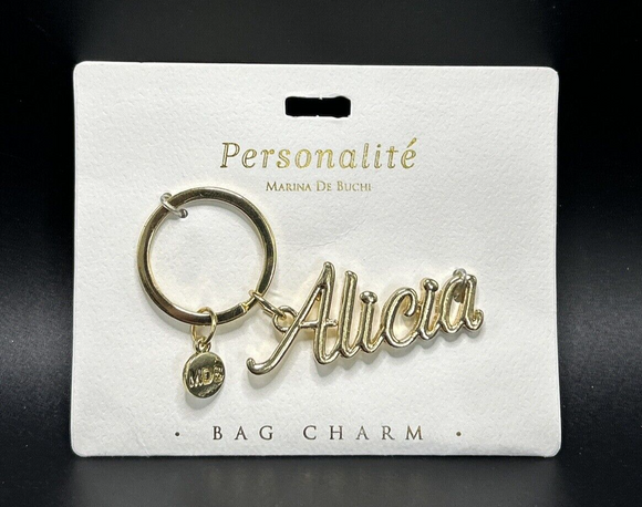 Personalite Marina De Buchi Personalized Bag Charm Alicia