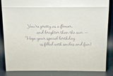Happy Birthday (Girl) Greeting Card w/Envelope1
