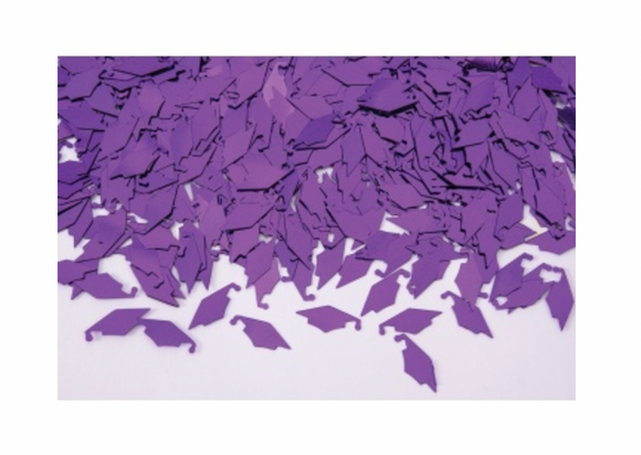 Purple Graduation Caps Confetti SKU Party by Forum