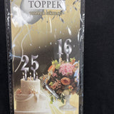 Forum Novelties Mirror Acrylic Cake Topper - Silver 9