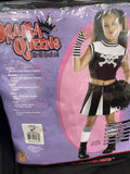 Girl's Bad Spirit Goth Cheerleader Costume Size S 4-6