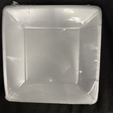 Silver 7" Square Paper Plate 20ct