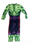 Avengers Hulk Child Costume Muscle Chest Padded Jumpsuit Plastic Mask Large