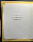 For Brother and Sister-In-Law Thanksgiving Greeting Card w/Envelope