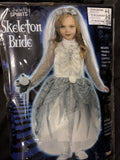 Forum Skeleton Bride Girl Child Costume Size Large 12-142