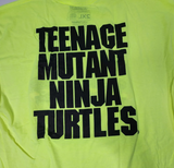 Loot Crate Loot Wear TMNT Long Sleeve T-Shirt XS  Neon Yellow Exclusive NECA NEW