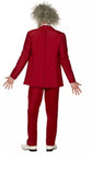 Spirit Halloween Adult Beetlejuice Burgandy Wedding Suit Size Large