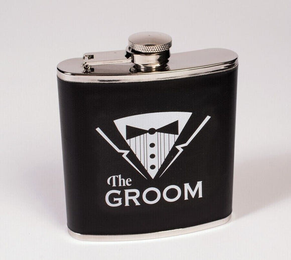 Bachelor Party 6 Oz Flask For The Groom By Forum