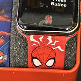 SpiderMan Face Design LED Screen Wrist Watch Red Band2