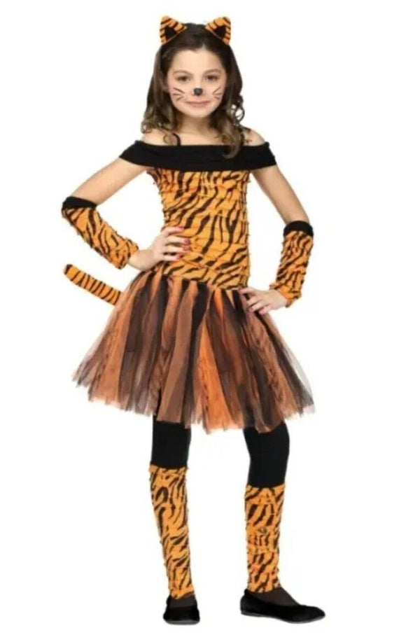 Tigress Girl's Halloween Costume Size Large 12-14