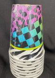 Totally 80's Party Supplies 9oz Paper Cups 8ct. (E)