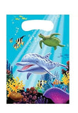 Creative Converting Ocean Party Party Favor 8 Loot Bags 6.5”x9”