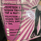 Girls Sassy Cat Large 12-14 Costume