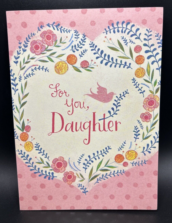For Daughter First Communion Greeting Card w/Envelope