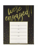 We're Engaged Invitations Party Supplies with Seals and Stiickers 20 Per Package