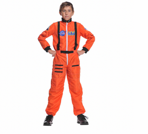 Astronaut Orange Suit Child Costume Nasa Jr. Career Space Moon Medium 6-8