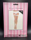 Leg Avenue Stay Up Spandex Fishnet Thigh Highs White  9122 One Size