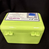 L IME PLASTIC 3x5” INDEX CARD FILE BOX Sure Grip Lock Card Slot Top3