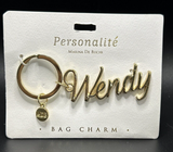 Personalite Marina De Buchi Personalized Bag Charm Wendy