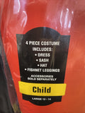BRAND NEW Girls SWEETHEART PIRATE Child Dress Hat Large 12-14 Halloween Costume