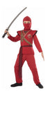 Red Ninja Boy Halloween Costume Kids Size M0