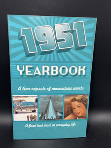 1951 Yearbook, A Time Capsule Of Momentous Events w/Envelope