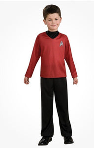 Scotty Star Trek Movie Red Shirt Pants  Halloween Child Large 12/14 Costume