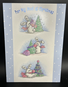 Merry Christmas Aunt Greeting Card w/Envelope