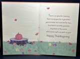 Happy Thanksgiving Godchild Greeting Card w/Envelope
