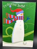 Merry Christmas Brother Greeting Card w/Envelope