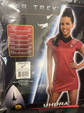 Women's Deluxe UHURA  Star Trek Into Darkness Costume Dress XS 2-6