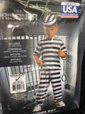 Jailbird Kid's Halloween Costume Size Medium 8-10