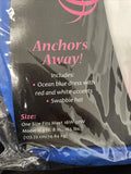 Sailor costume dress plus size 18 - 20 blue