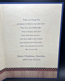 Merry Christmas Grandpa Greeting Card w/Envelope